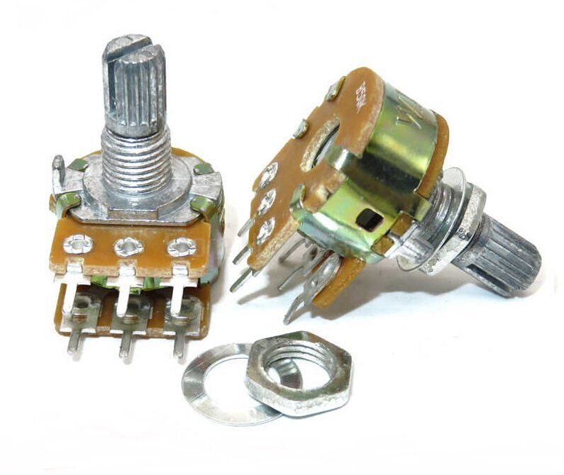 Резистор переменный  10 кОм, тип 16К1 (6 pin)
