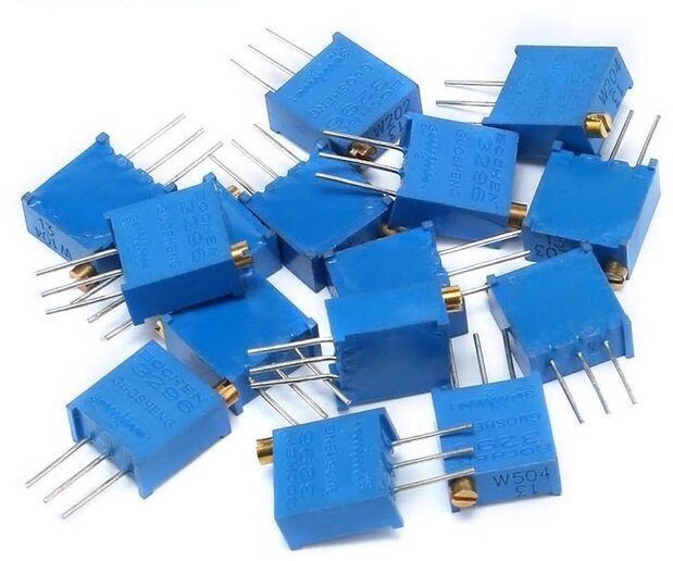 Резистор подстроечный 2 МОм многооборотистый тип 3296-205